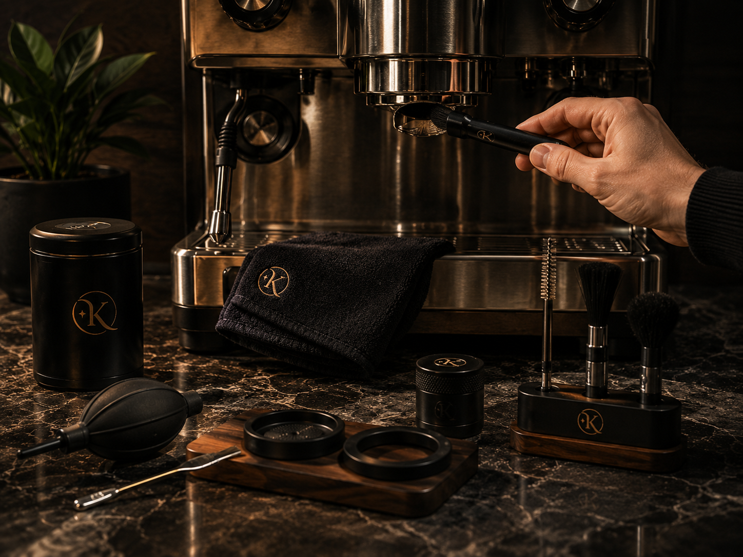Kavreino cleaning and care tools