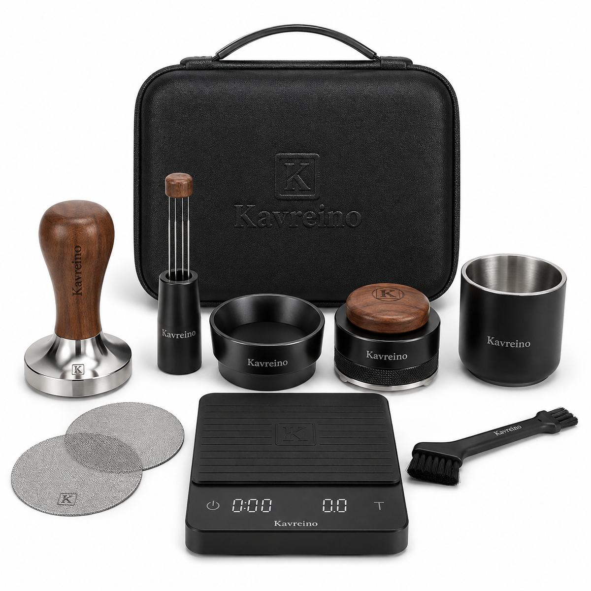 Kavreino Complete Barista Prep Kit on white background
