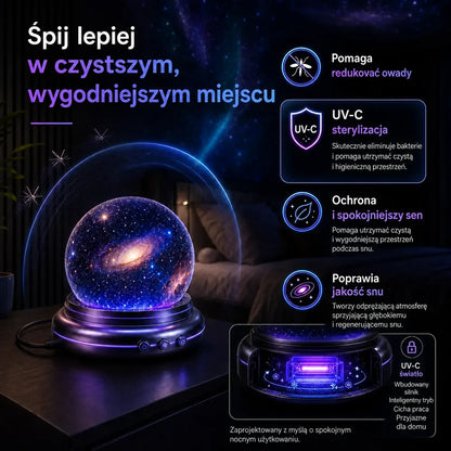 Topacme inteligentny projektor nocny 5D