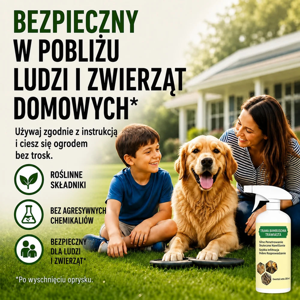 Naturalny spray na chwasty - polska grafika produktu