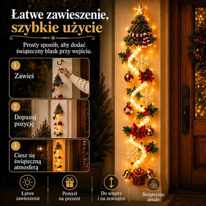 |⏳ Ostatni dzień! 70% zniżki – 🎄🎅 Świetlista dekoracja świąteczna MerryCascade™ | 6 świątecznych wzorów ✨