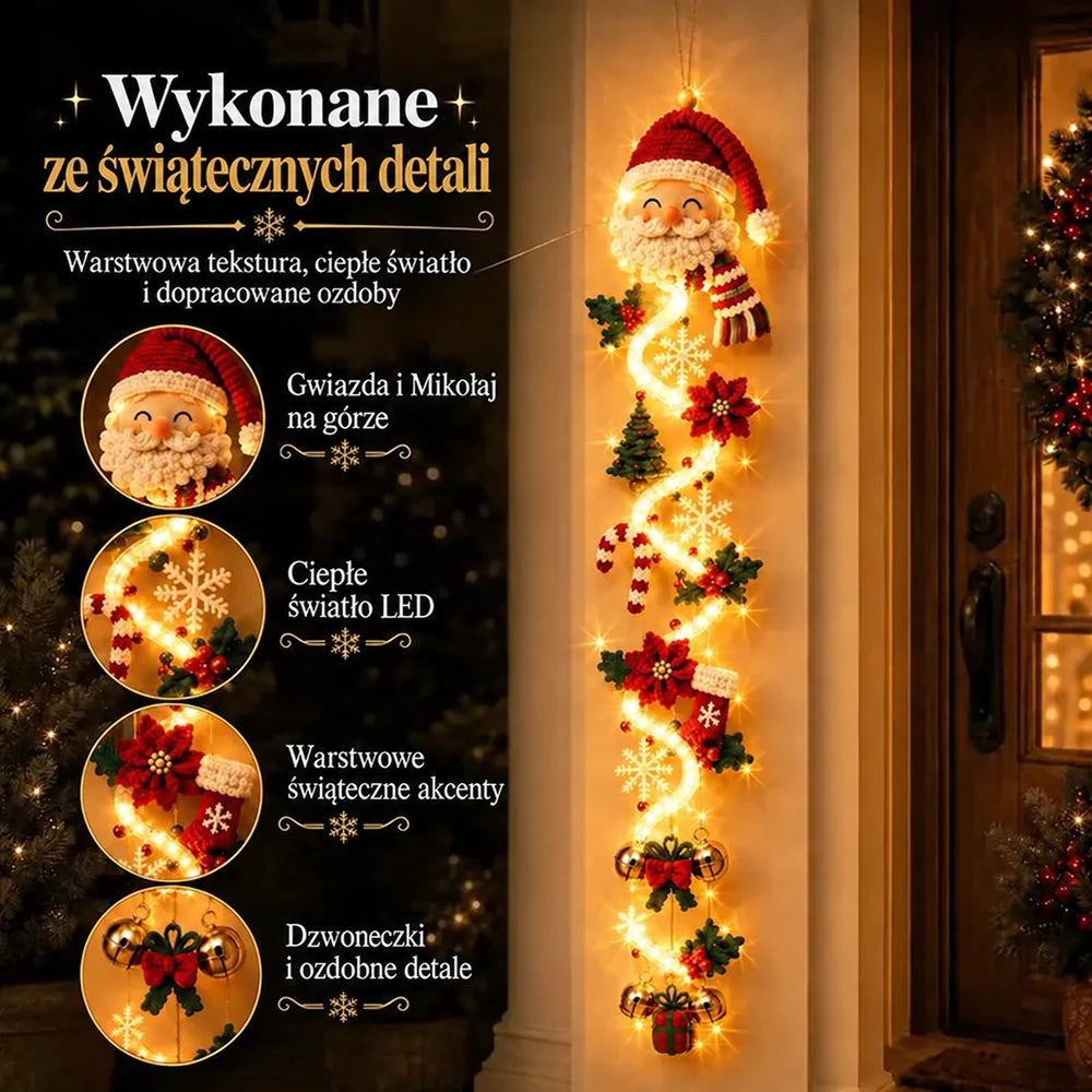 |⏳ Ostatni dzień! 70% zniżki – 🎄🎅 Świetlista dekoracja świąteczna MerryCascade™ | 6 świątecznych wzorów ✨