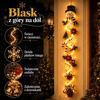 |⏳ Ostatni dzień! 70% zniżki – 🎄🎅 Świetlista dekoracja świąteczna MerryCascade™ | 6 świątecznych wzorów ✨