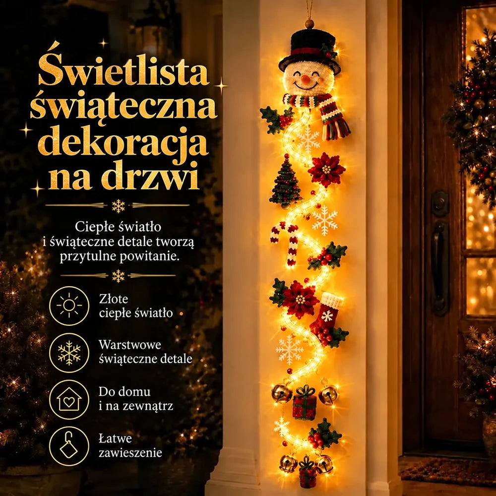 |⏳ Ostatni dzień! 70% zniżki – 🎄🎅 Świetlista dekoracja świąteczna MerryCascade™ | 6 świątecznych wzorów ✨