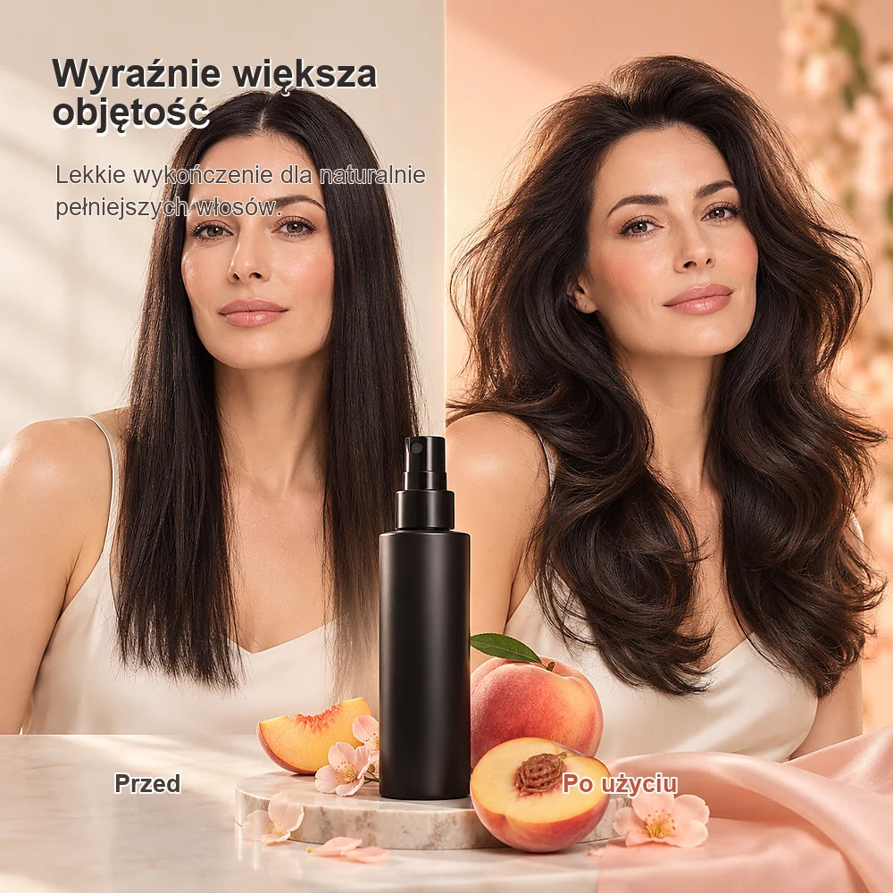 Spray do stylizacji i zwiększania objętości włosów o zapachu brzoskwini - 3
