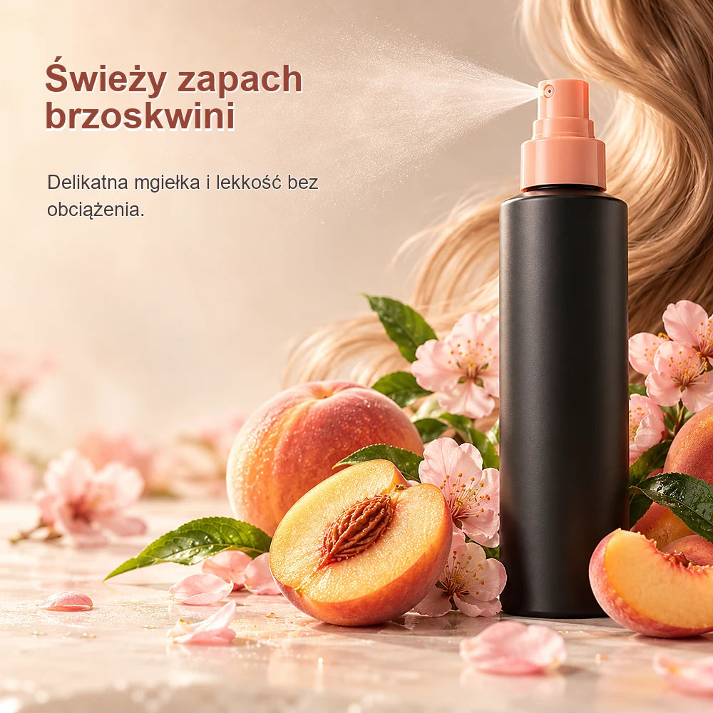 Spray do stylizacji i zwiększania objętości włosów o zapachu brzoskwini - 7