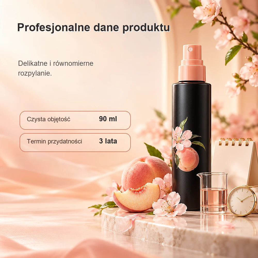 Spray do stylizacji i zwiększania objętości włosów o zapachu brzoskwini - 8