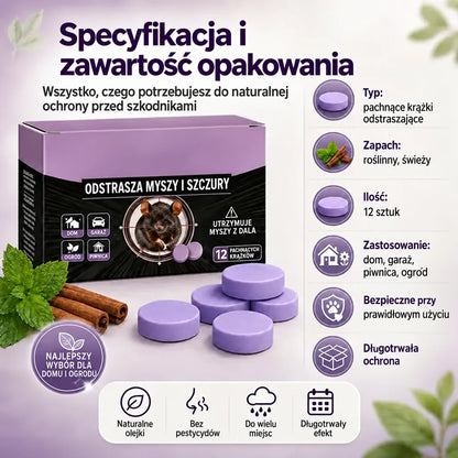 Naturalne pachnące krążki odstraszające szkodniki – ochrona domu, garażu i ogrodu