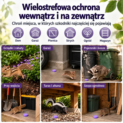 Naturalne pachnące krążki odstraszające szkodniki – ochrona domu, garażu i ogrodu