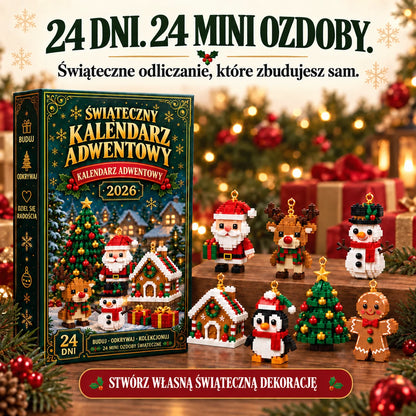 Adventi naptár mini karácsonyfadíszekkel – 31. kép