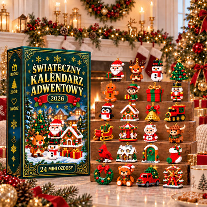 Adventi naptár mini karácsonyfadíszekkel – 33. kép