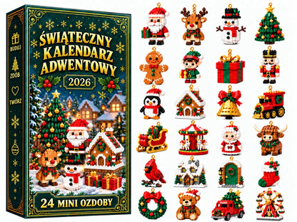 Adventi naptár mini karácsonyfadíszekkel – 37. kép