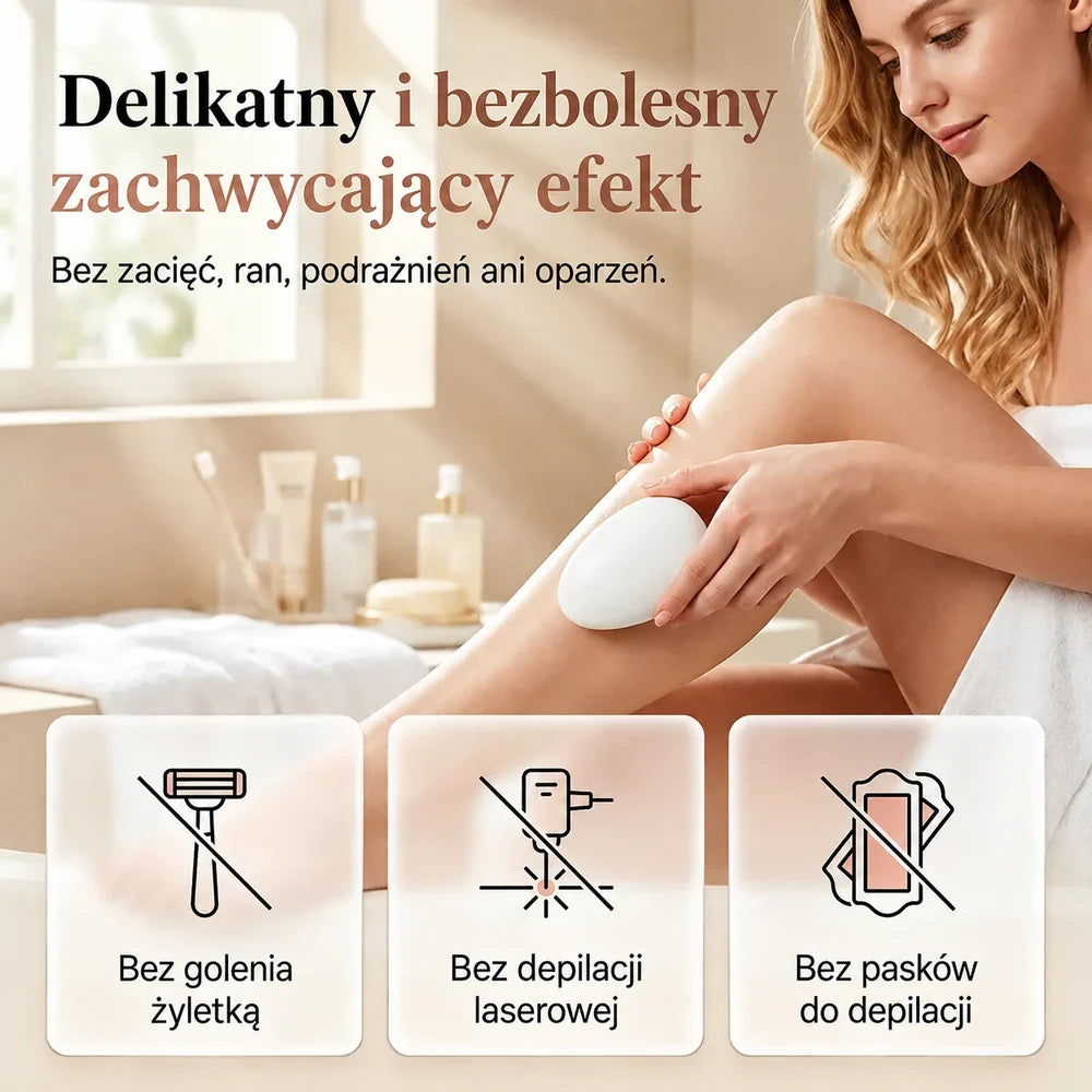 Krystaliczna gumka do depilacji - polska grafika produktu