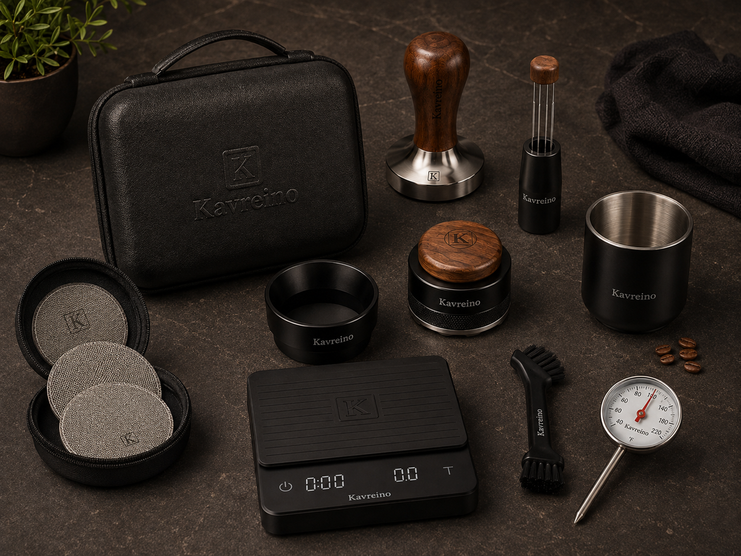 Kavreino complete barista preparation kit
