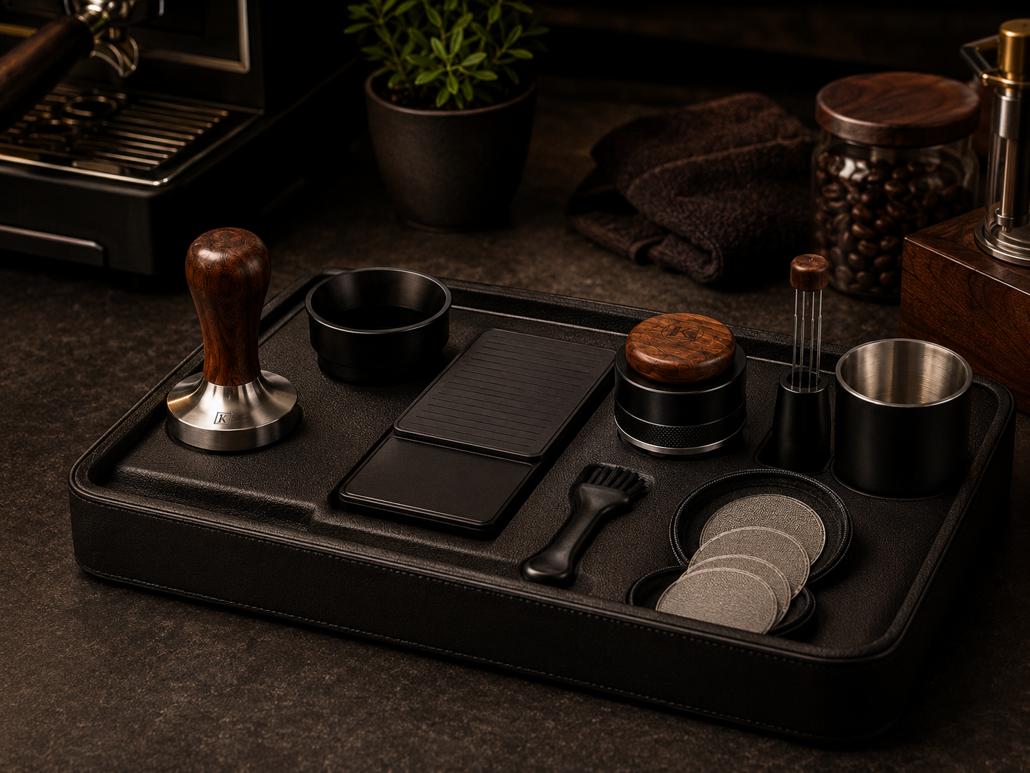 Kavreino premium tool flat lay
